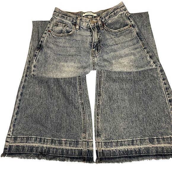 PacSun Denim - Y2K Pacsun Icon Stretch Flare Jeans High Rise, Raw Hem S23